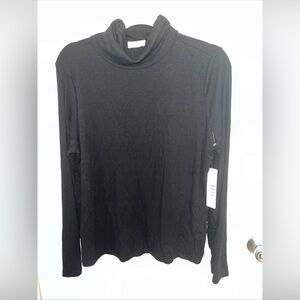 Cyrus Black Long Sleeve Turtleneck Top
